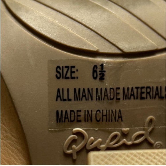 Qupid women's heels with open toe and laces size 6.5 - Picture 4 of 7